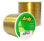 Linha De Pesca Monofilamento Araty Superflex Ouro Mazzaferro- ENVIO IMEDIATO Linha De Pesca Monofilamento Araty Superflex Ouro Mazzaferro- ENVIO IMEDIATO
