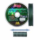 Linha De Pesca Multifilamento 500m Max Force 4 Fios 0,26mm 39lb Linha De Pesca Multifilamento 500m Max Force 4 Fios 0,26mm 39lb