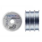 Linha de Pesca Multifilamento 8 fios 300m Victoria Cinza 0.27mm 30lb