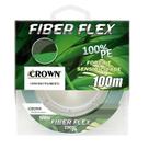 Linha de pesca multifilamento crown fiber flex 0,20mm - 24lb - 100mtr Linha de pesca multifilamento crown fiber flex 0,20mm - 24lb - 100mtr