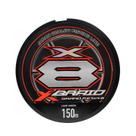 Linha de Pesca Multifilamento Grand PE WX8 150m Verde - X-Braid