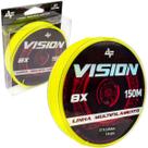 Linha de Pesca Multifilamento Vision 8X Albatroz Fishing 150 Metros 0,12mm Diâmetro 14 Libras Amarelo Yellow