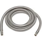 Linha de suprimentos para máquinas de gelo Everbilt em aço inoxidável 1/4 x 120 polegadas