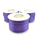Linha Fio Cetim Roxo 2mm Cordão Rabo de Rato 2 Rolos 45m 220g