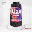 Linha Liza Grossa Brilho Circulo 500mt COR Preto 872