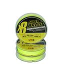 Linha lumis super braid multifilamento 8x amarela 300m