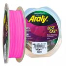 Linha Monofilamento Araty Best Cast 0.35MM 300M Rosa Pink Linha Monofilamento Araty Best Cast 0.35MM 300M Rosa Pink