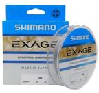 Linha Monofilamento Shimano Exage 0,25mm 12,10lbs/5,50kg - 300 Metros Linha Monofilamento Shimano Exage 0,25mm 12,10lbs/5,50kg - 300 Metros