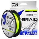 Linha Multifilamento Daiwa J-Braid X4 50lb 0,33mm Amarelo 135m