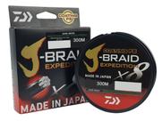 Linha Multifilamento Daiwa J-BRAID X8A Expedition - Várias Bitolas - 300 Metros