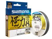 Linha Multifilamento Shimano Kairiki SX8 0,315mm 50lbs/22,7kg - 300 Metros Linha Multifilamento Shimano Kairiki SX8 0,315mm 50lbs/22,7kg - 300 Metros