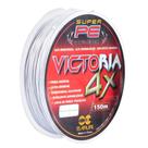Linha Multifilamento Victoria 4X Super PE 53lb 0,40mm Cinza 150m Linha Multifilamento Victoria 4X Super PE 53lb 0,40mm Cinza 150m