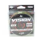 Linha Multifilamento Vision 8 Fios Amarelo Fluorescente 150m - Albatroz