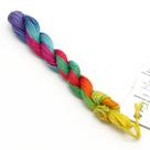Linha para Bordar Torçal Arco Íris Cores Vivas Tingimento Artesanal Linha para Bordar Torçal Arco Íris Cores Vivas Tingimento Artesanal