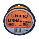 Linha Para Pedreiro 1 Fio Unifio 50M Laranja - Kit C/12 Pecas Linha Para Pedreiro 1 Fio Unifio 50M Laranja - Kit C/12 Pecas