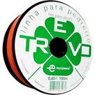 Linha Para Pedreiro, Lisa, 0,8 mm x 100 m, Laranja, 051014, Trevo