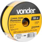 Linha Para Pedreiro Lisa 0,8 mm x 100 Metros Amarela - Vonder
