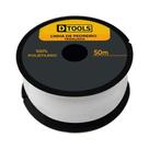 Linha para Pedreiro Trançada 50 Metros - Carretel de Polipropileno - DTOOLS