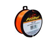 Linha pedreiro laranja 100mt polibel