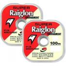 Linha Pesca Monofilamento Super Raiglon 0.37mm 30lbs 13.8k 100m Branca