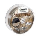 Linha Pesca Titanium 0,30mm Monofilamento 100mt Crown