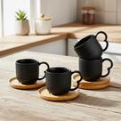 Linha Servir Oasis Jogo de Xícaras de Café 90 ml