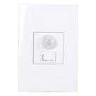 Linha Sleek Conj Sensor Presença c/ interruptor Biv
