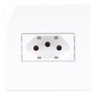 Linha Sleek Conj Tomada 2p+nbr 14136 Para Móveis E Drywall