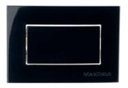 Linha Sleek Ebony Conjunto Interruptor Simples Para Móveis