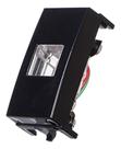 Linha Sleek Ebony Preto Módulo Telefone Rj11