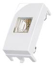 Linha Sleek Tomada Telefone Rj11 4 Fios Branco
