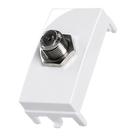 Linha Sleek Tomada Tv Coaxial 75 OHMS Branco