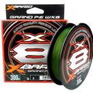 Linha x-braid x8 2 0,24mm green 35lb 300m