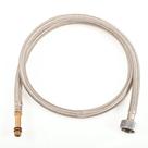 Linhas de abastecimento de torneiras Skweawert em aço inoxidável trançado de 32 cm
