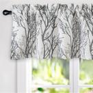 Linho térmico Valance DriftAway Tree Branch 132x46cm cinza