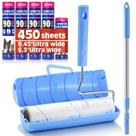 Lint Roller BEAH 9,45" Extra Sticky 450 folhas com extensão