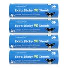 Lint Roller YABeePet Extreme Sticky para pêlos de animais de estimação com 4 recargas
