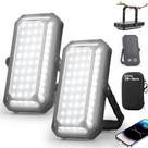 Linterna de Camping iToncs 10000mAh con LCD y 12 Modos de Luz, Paquete de 2