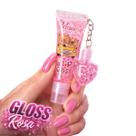 Lip Gloss Infantil Capivara Brilho Lábial Brilho + Chaveiro -