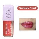 Lip Gloss -Ruby Rose com Glitter- Cor:Firework Crush Lip Gloss -Ruby Rose com Glitter- Cor:Firework Crush