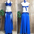 Liquidação Dança do Ventre Traje Bordado Completo Pronta Entrega G (44)-TPCL-726