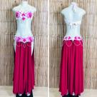 Liquidação Dança do Ventre Traje Bordado Completo - Pronta Entrega - TPCL-770