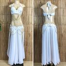 Liquidação Dança do Ventre Traje Bordado Completo Pronta Entrega XG (48) - TPCL-701