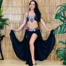 Liquidação Dança do Ventre Traje Bordado M(42) - Pronta Entrega- TPCL-900