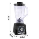 Liquidificador Arno Power Mix Limpa Fácil 1,4L 700W Comfort Preto LQ35 - 220V