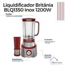 Liquidificador Britânia BLQ1350 Inox 1200W