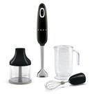 Liquidificador de imersão portátil Smeg com copo, tigela de corte