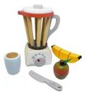 Liquidificador De Madeira New Art Toys Coleção Kit Cozinha