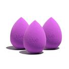 Liquidificador de maquiagem UVé Beauty Essentials, pacote com 3 unidades, violeta