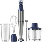 Liquidificador Mergulhador Turelar 1100W 5 em 1 com Fio Azul Marinho
